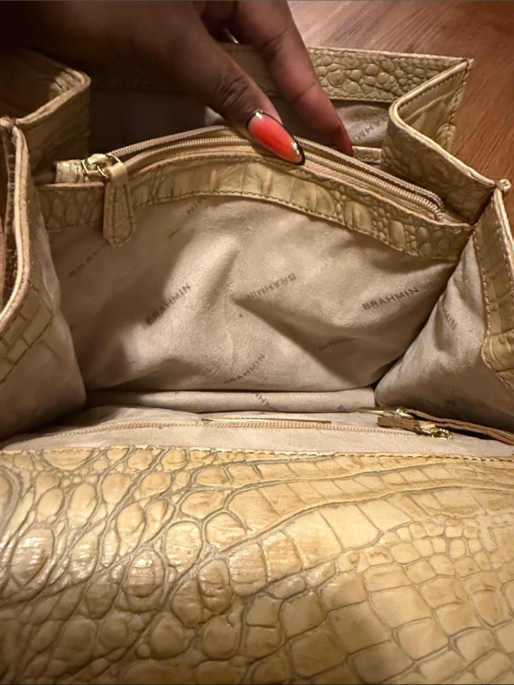 Brahmin Vittoria Rose Satchel - Picture 12 of 16